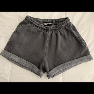 cut off sweat shorts